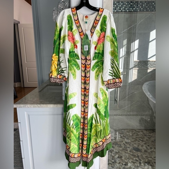 Farm Rio Fresh Forest Midi Dress - Picture 11 of 15